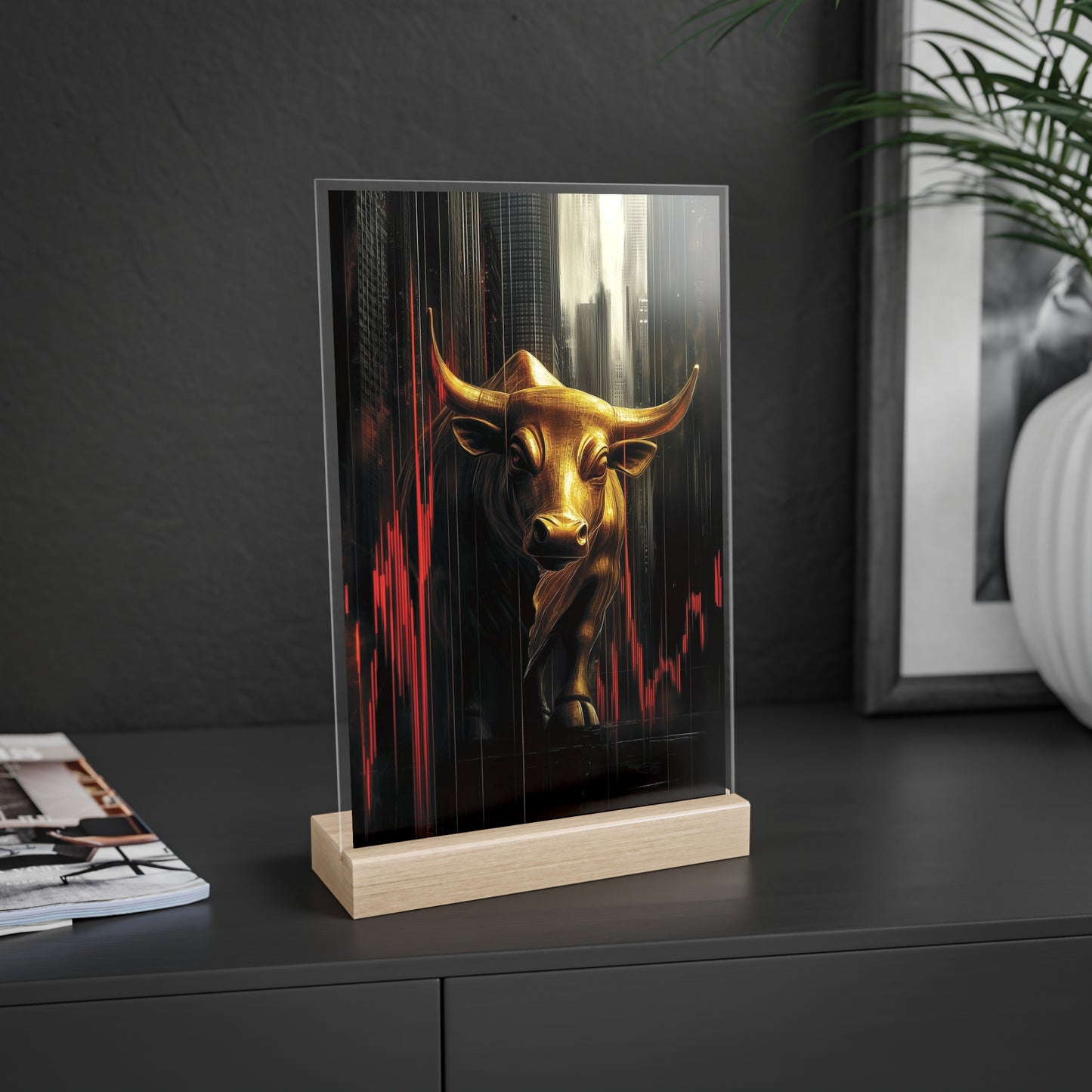 Golden Bull - Acrylständer