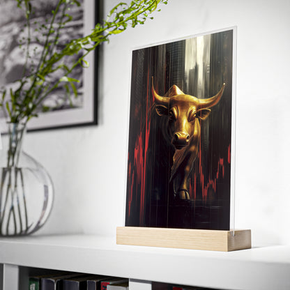 Golden Bull - Acrylständer