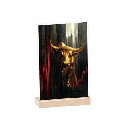 Golden Bull - Acrylständer