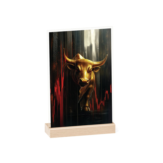 Golden Bull - Acrylständer